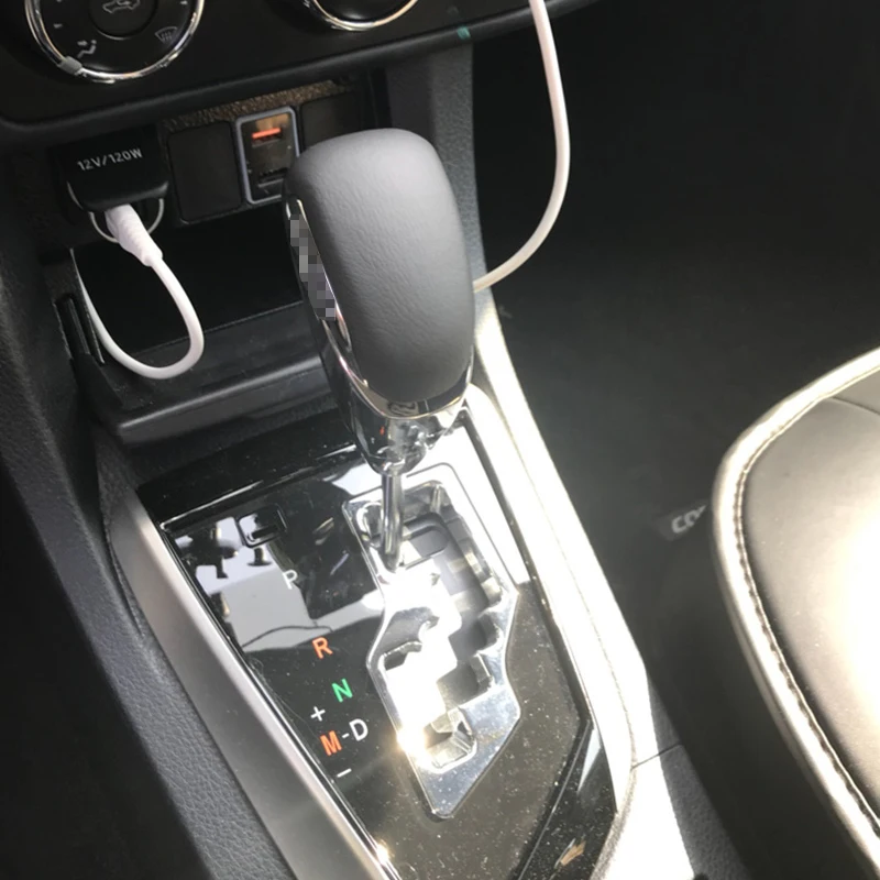 Кожаный Автоматический рычаг переключения передач для Toyota Highlander Camry Rav4 COROLLA Alphard