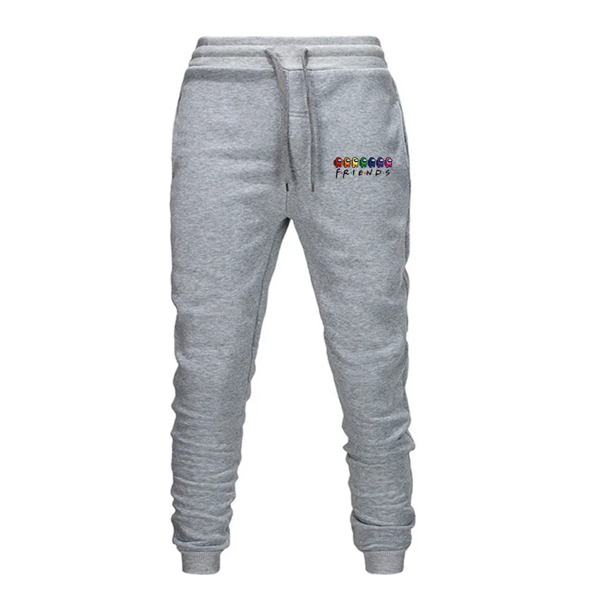 

Black FRIENDS Men's Pants Print Joggers Male Trousers Casual Sweatpants Fitness Sweatpants