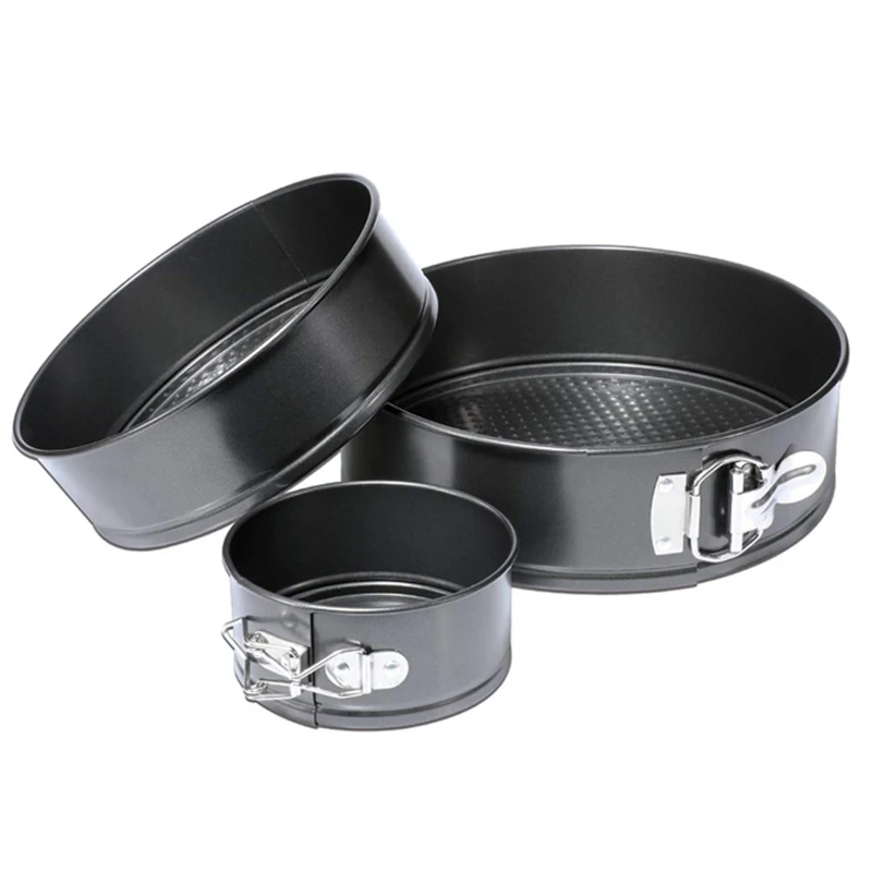 3 шт 4/7/9 дюйма антипригарная круглая форма для кекса набор герметичная посуда