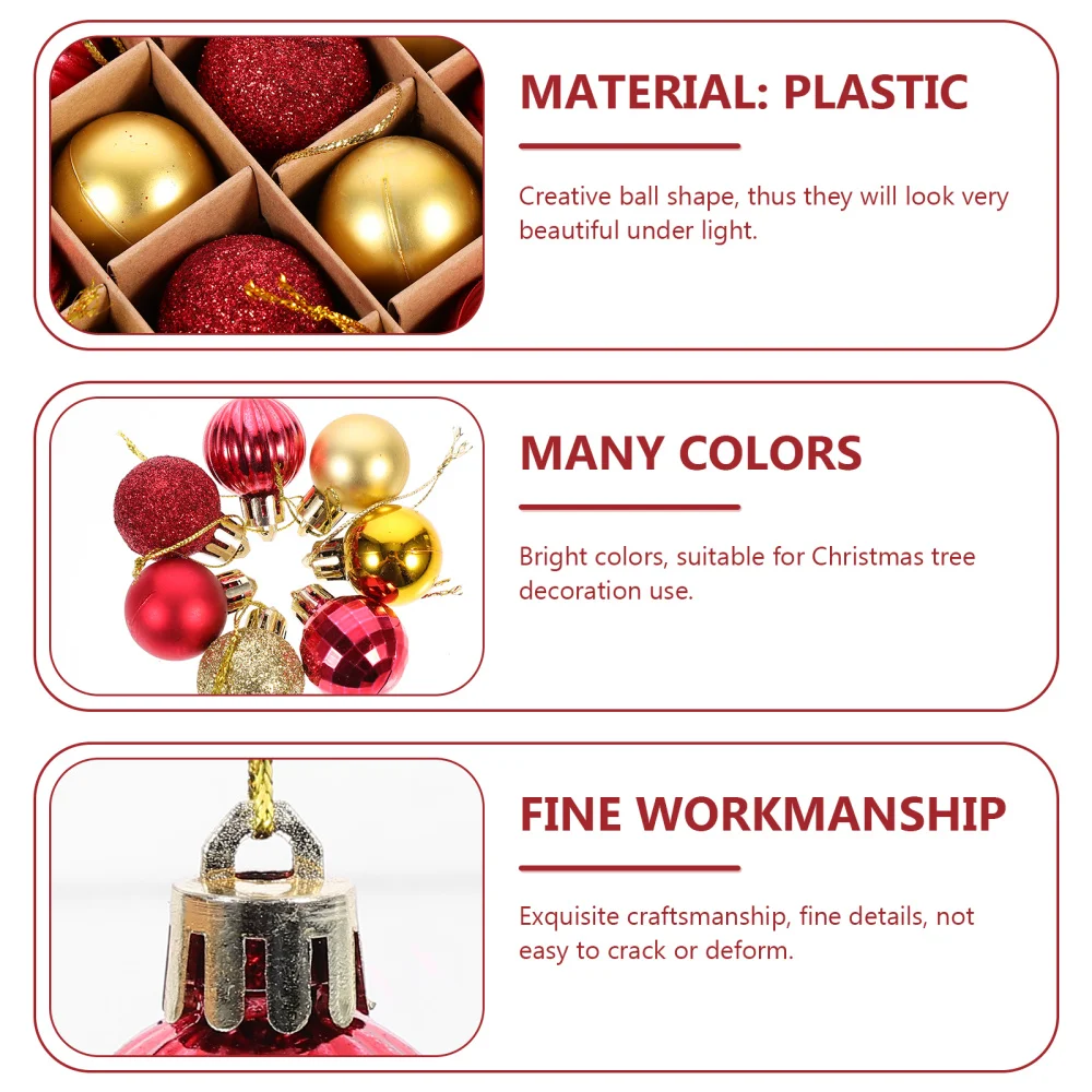 

64 Pcs Practical Christmas Party Decorations Reusable Photo Props Xmas Gifts