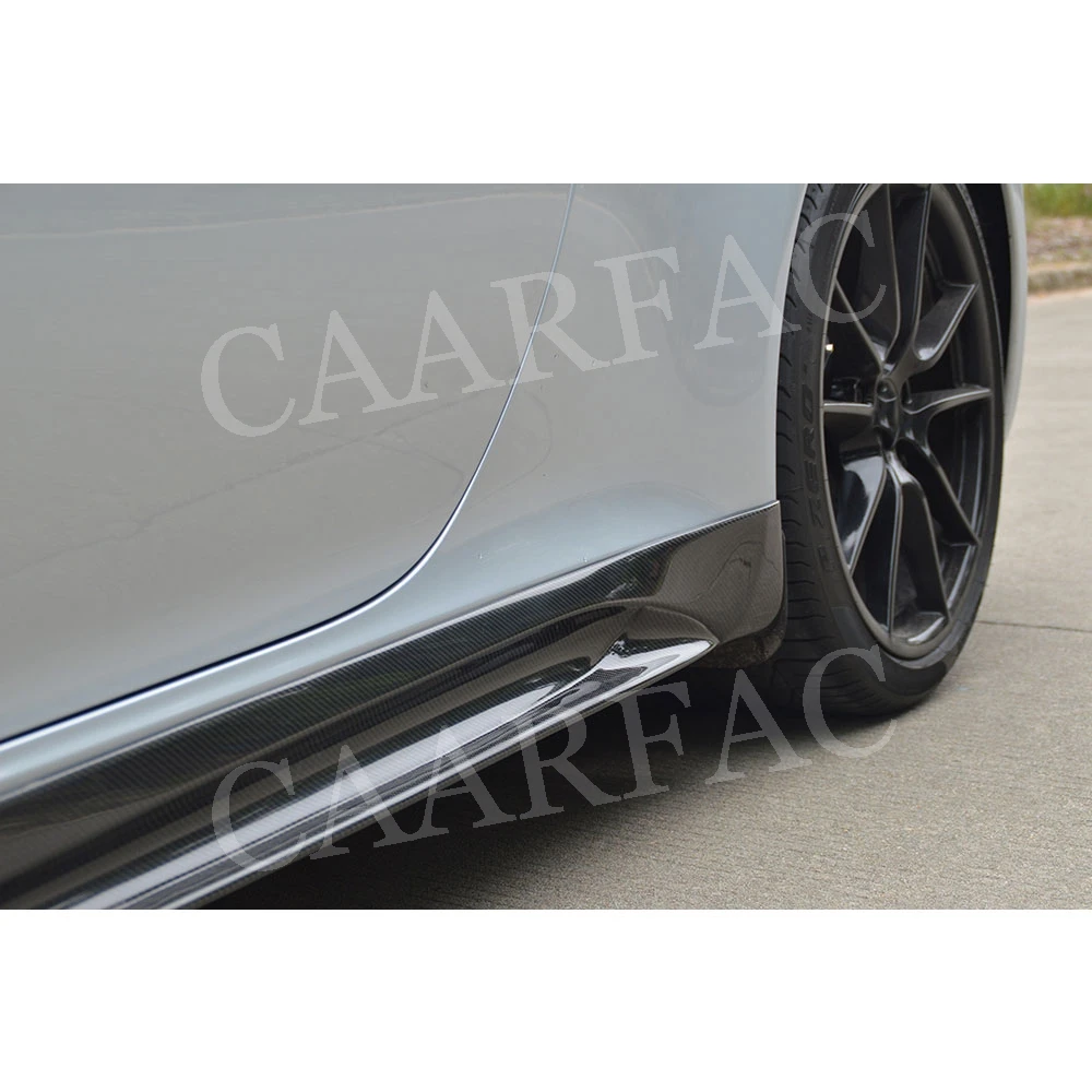 Боковые юбки фартуки подходит для Porsche 911 991 GT3 Carrera 2012 2013 2014 2015 V Стиль углеродного