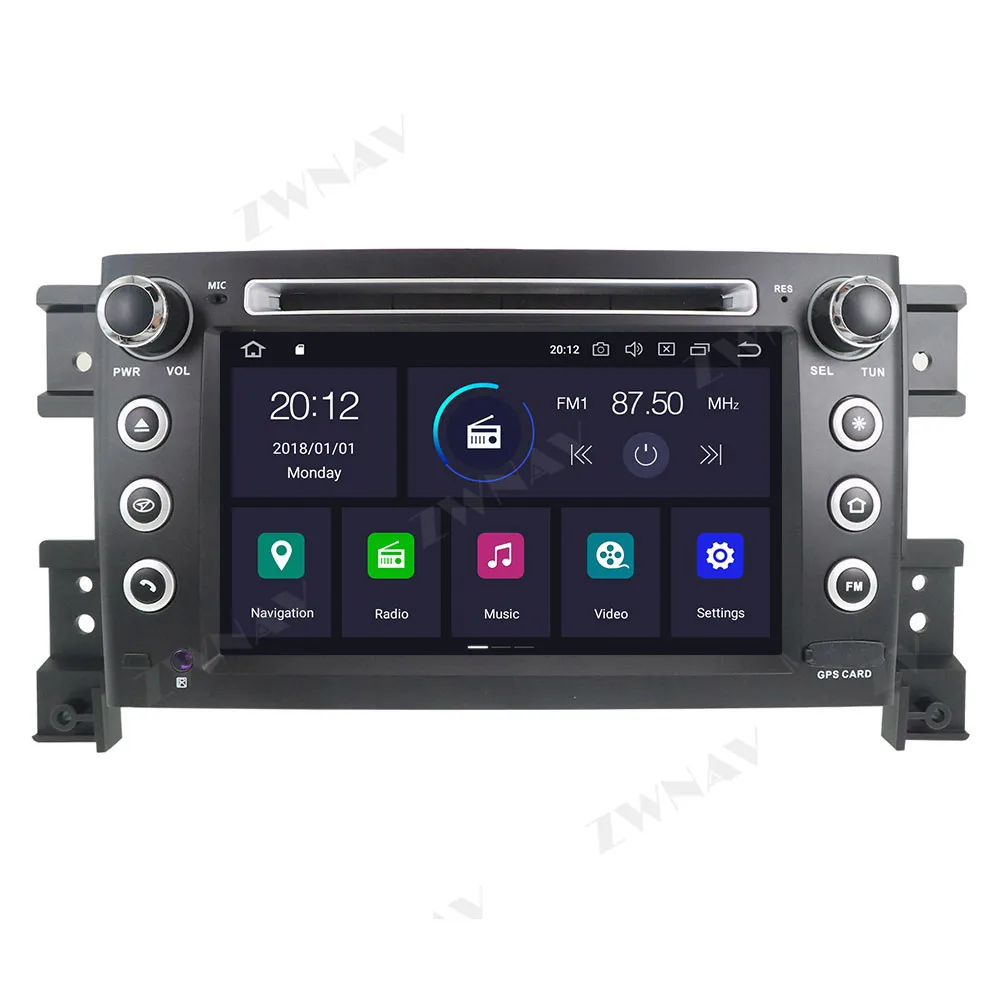 Восьмиядерный CD DVD плеер 2 Din стерео Android 10 0 автомобильное радио для SUZUKI GRAND VITARA
