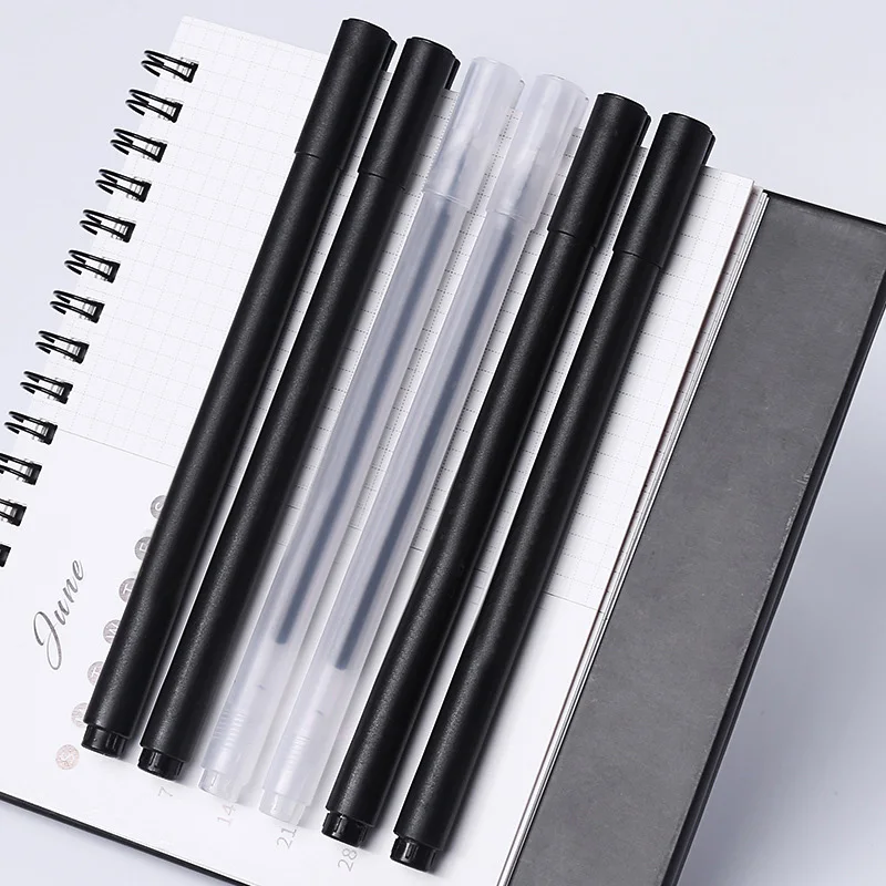 

20pcs Matte Blue/Red/Black Ink Gel Pen Set Simple 0.5mm Office Signature Business Pen School Office Stationery Writing Tool Gift