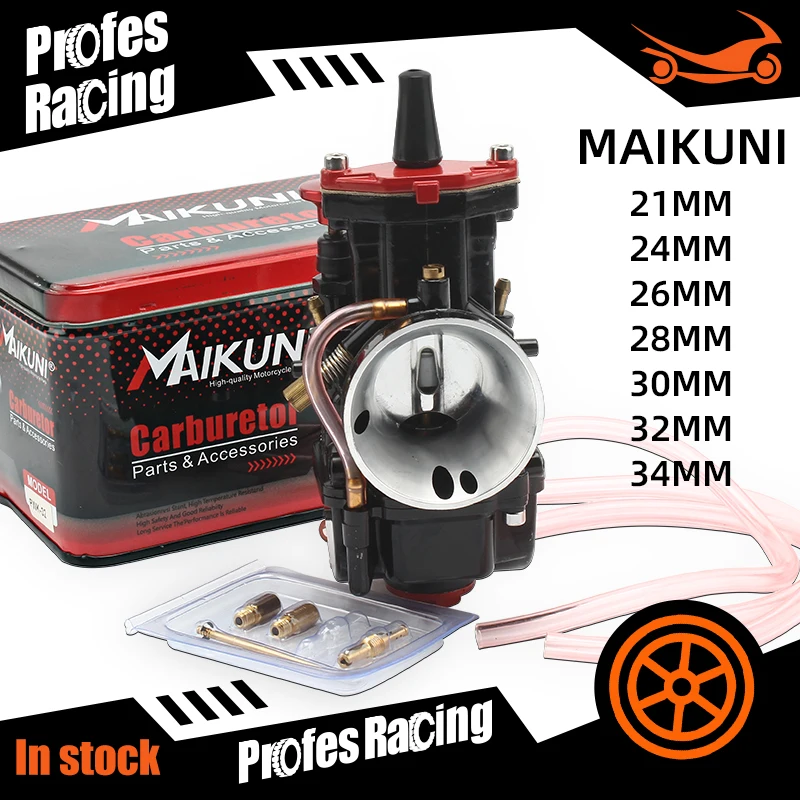 

Mikuni 21 24 26 28 30 32 34mm Universal Carburetor Black Maikuni PWK Parts Scooters With Power Jet Motorcycle ATV Factory sales