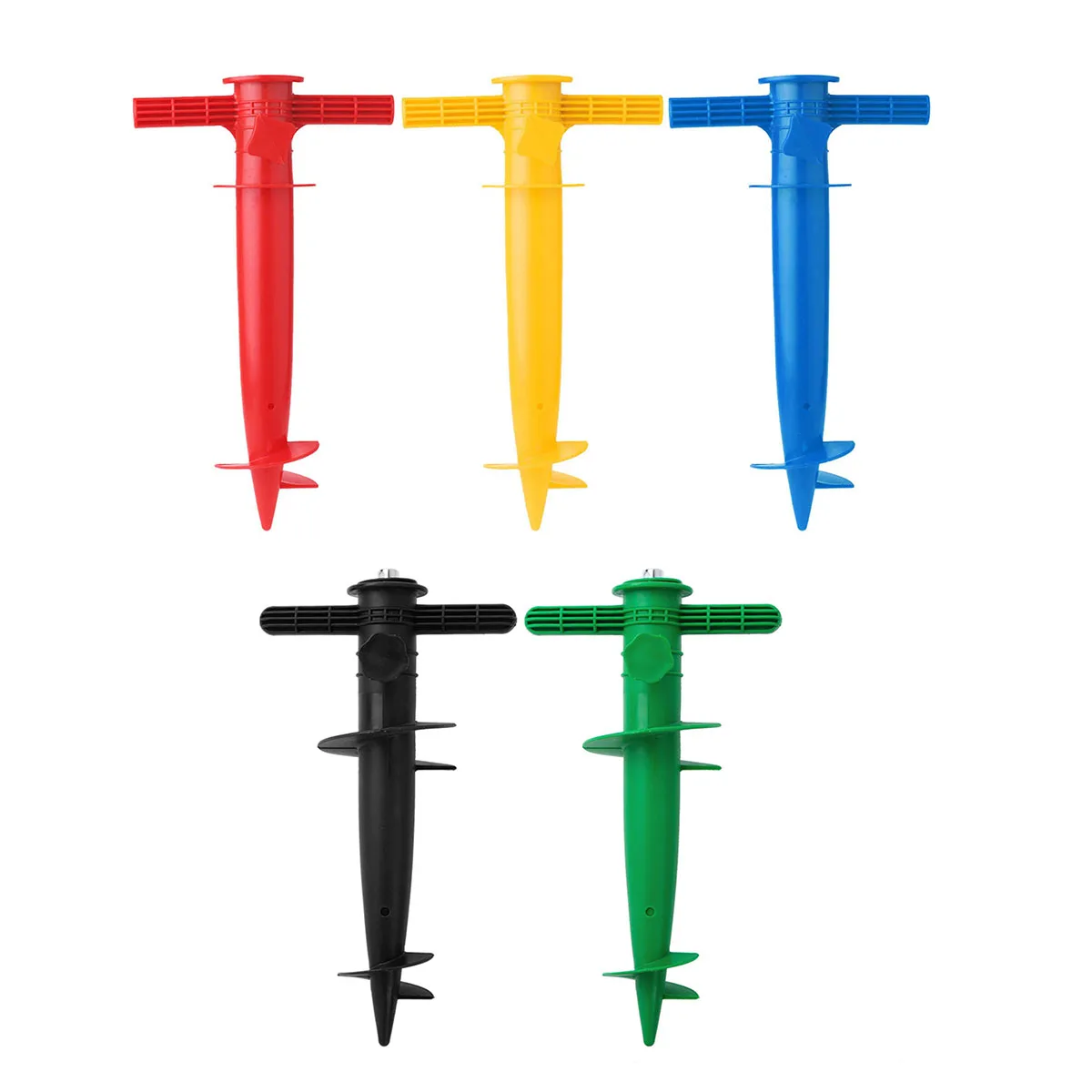

Umbrella Spike Heavy Duty Adjustable Beach Umbrella Anchor Stand Spike Auger Holder for Fishing Pole Sun Beach Garden Patio