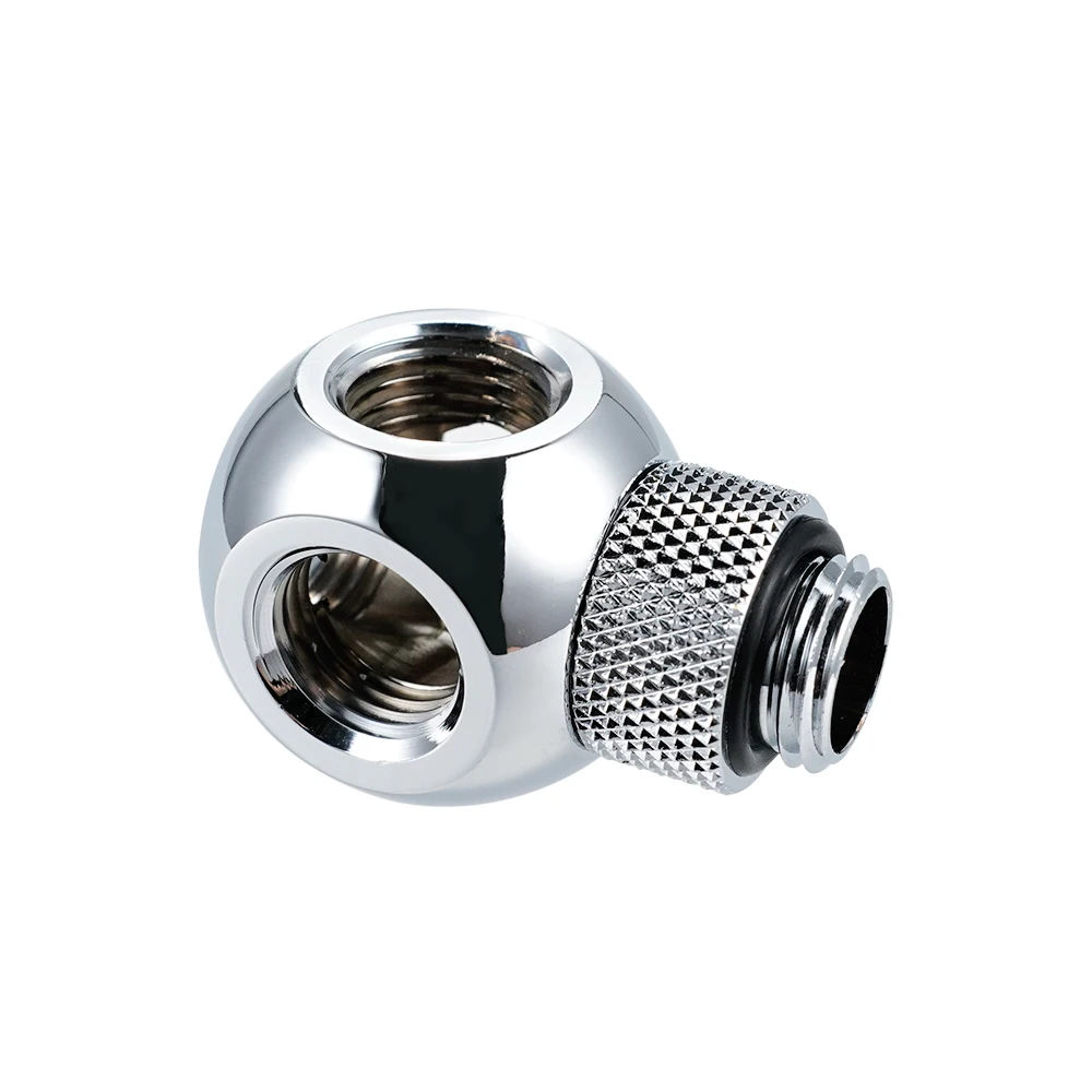 Barrow G1/4 &quotЧерно серебристо белый 5 ходовой трубчатый разветвитель строительные