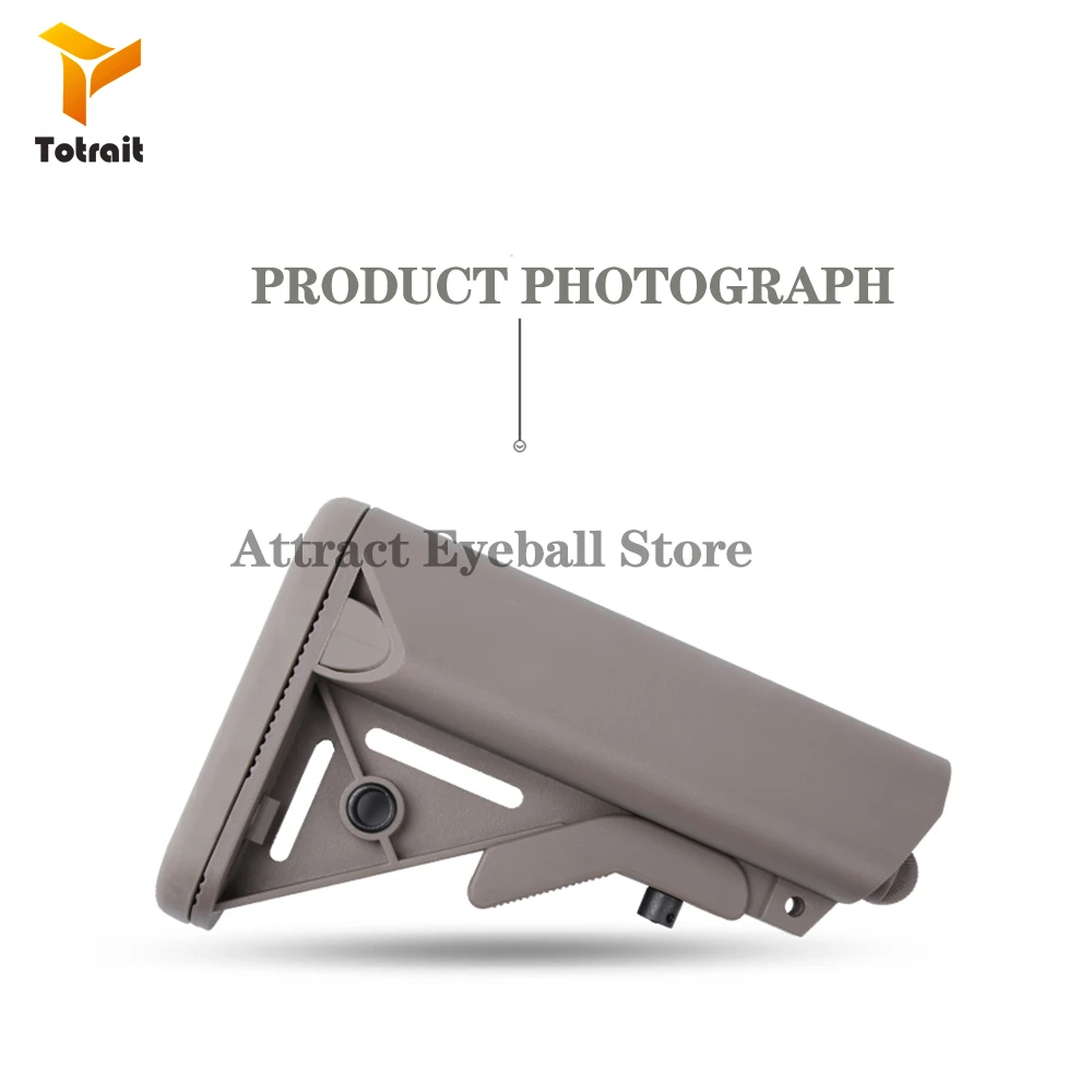 TOtrait Tactical High Quality MK18 Nylon Stock for Airsoft AEG Air Gun M4 AK Gel Blaster J8 J9 CS Sports Paintball Accessories | Спорт и