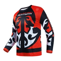 keyiyuan the new long sleeved motorcycle mountain bike breathable and quick drying cross country mens cycling jersey maillot vtt