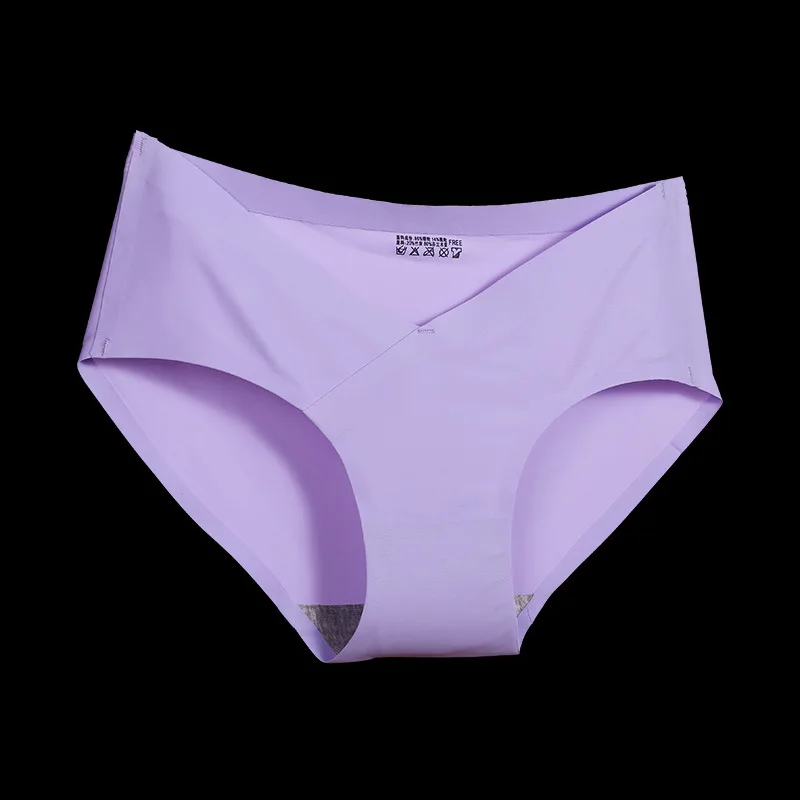 Бесшовные трусики для беременных с заниженной талией удобные дышащие