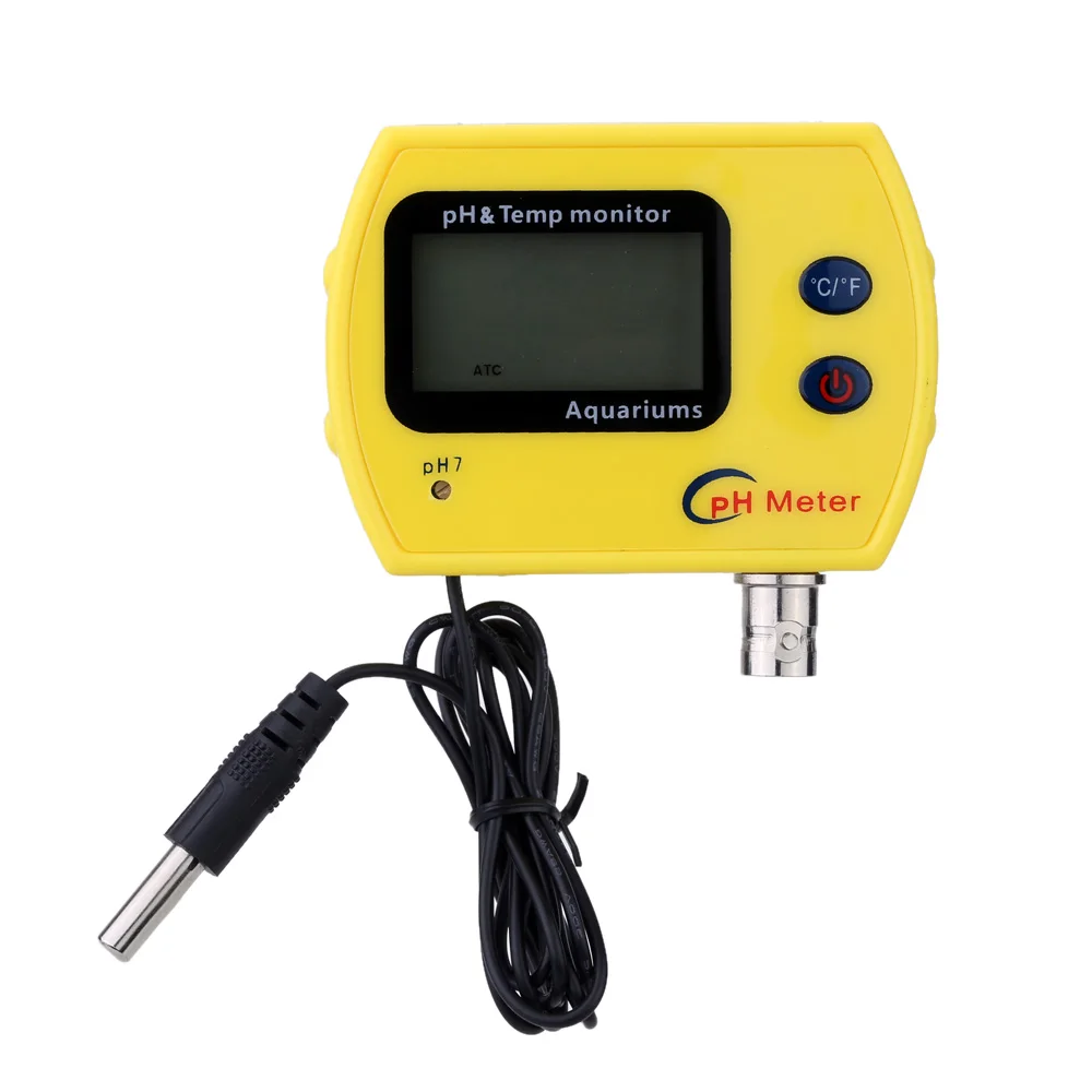 

High Precise Portable Online pH Meter for Aquarium Acidimeter Water Quality Analyzer pH & TEMP Meter Measure Drinking Solution