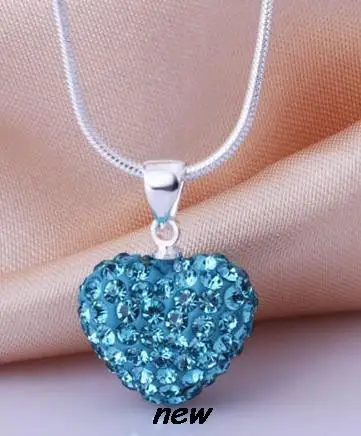 Белый розовый красный 16 дюймов белый черный смешанный посеребренный ожерелье в