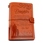 Кожаная тетрадь для скетчей ручной работы, дневник, записная книжка для моей дочери