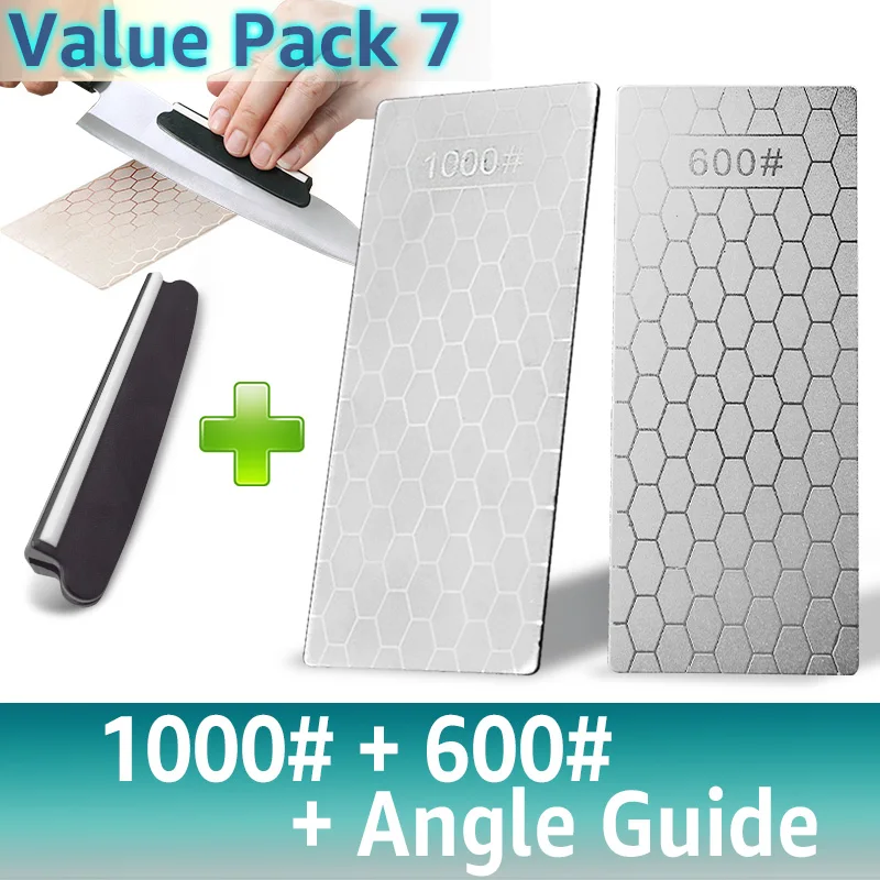 

Diamond Knife Sharpening Stone 400#600#1000# Knife Sharpener 1Pcs Set Ultra-thin Honeycomb Surface Whetstone Grindstone Tool