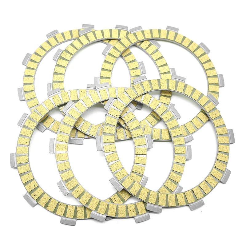 

Комплект фрикционных пластин сцепления 6 шт диск для YAMAHA внедорожник IT175 Racer 80-83 IT200 1986 XT225 Serow 01-07 XT225WE 02-03 IT XT 225