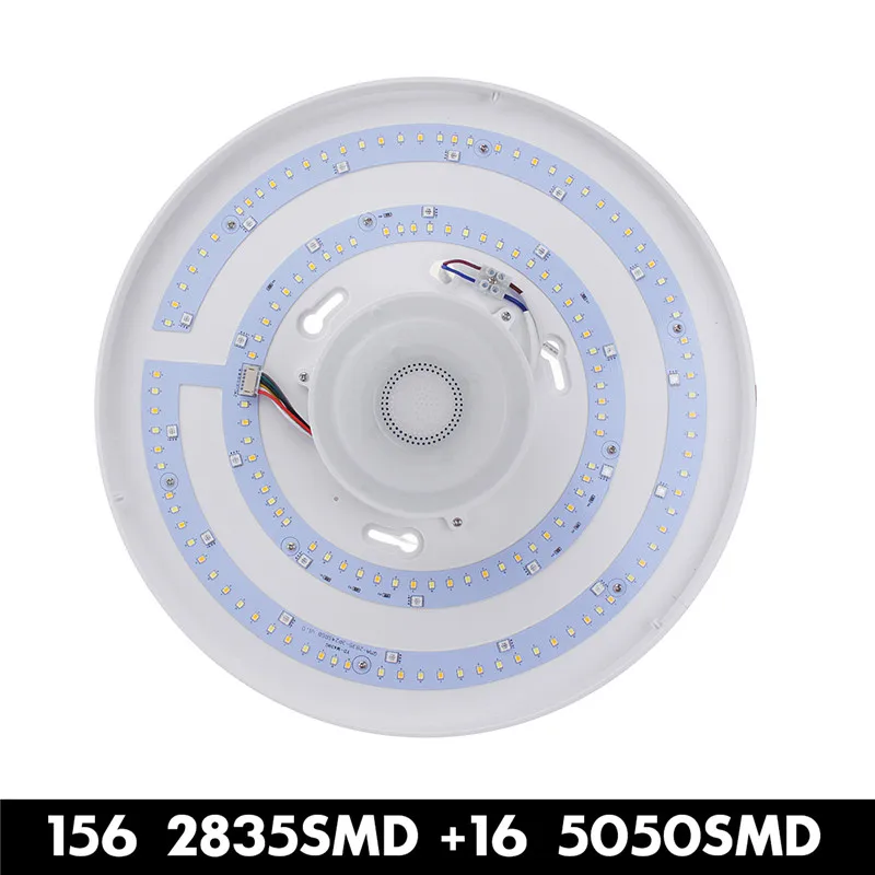 

Music Ceiling lamp Remote&APP control 24/48/60W Ceiling Lights RGB Dimmable AC85-265V for home bluetooth speaker lightingFixture