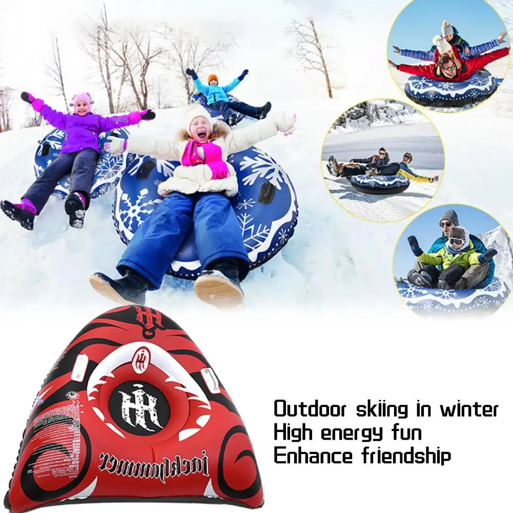 

PVC winter inflatable ski ring surfboard Paddle board Paddling circle With safety handle Winter ski entertainment parts