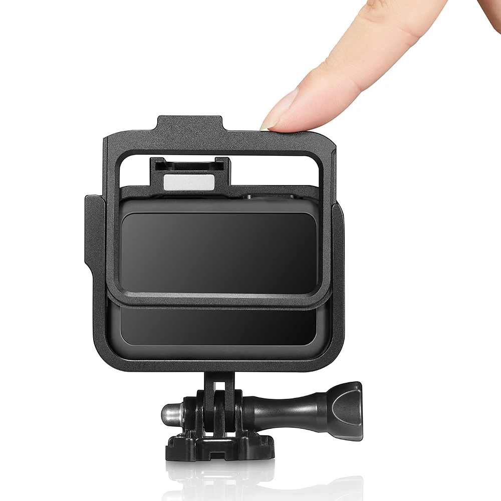 Алюминиевый сплав рамка крепление для GoPro Hero 8, корпус защитный чехол Аксессуары для Go Pro Hero 8 с разъемом