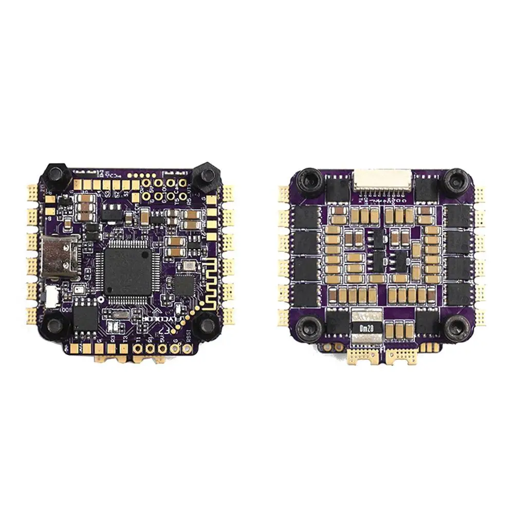 Flycolor X-Tower2 FC F7 Контроллер полета ESC 4 в 1 60A 3-6S Blheli-32 Dshot1200 для FPV гоночного дрона