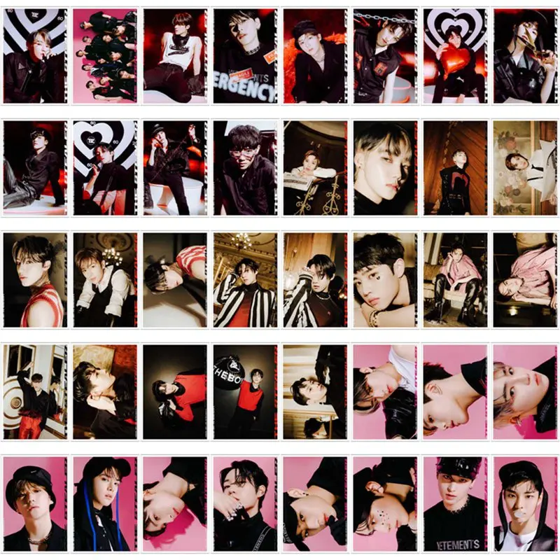 40 шт. новый альбом Kpop THE BOYZ CHASE LOMO Card HD Высокое качество фотокарты для фанатов