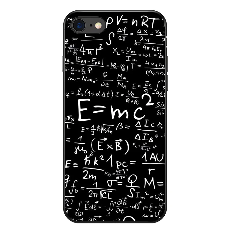 Символ Математика наука физика формулы мягкий чехол для мобильного телефона