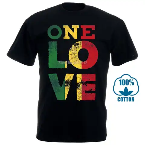Футболка One Love Bob Marley Rasta Reggae, ретро Готическая футболка, модные топы в стиле эмо и панк, японские футболки, футболки в стиле хиппи и Готика
