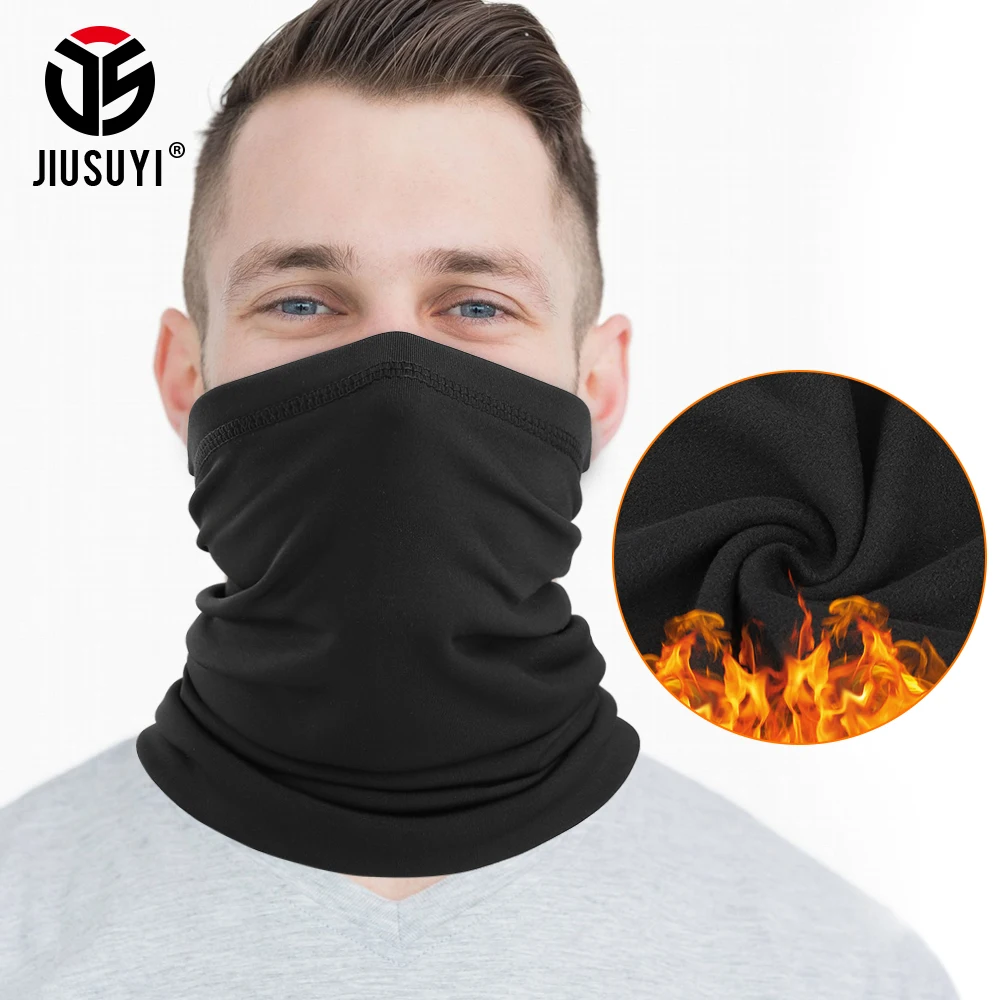 

Winter Fleece Tube Scarf Ski Neck Warmer Gaiter Sports Warm Snood Scarves Snowboard Ring Neckerchief Face Mask Men Women Bandana