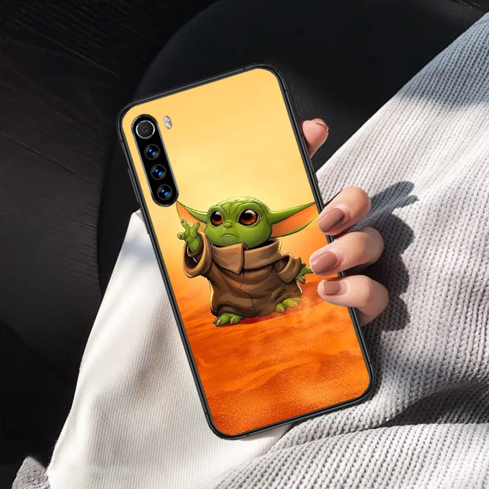 

Baby Cartoon Cute Yoda Phone Case For XIAOMI Redmi Note 5 7 8 T 9 6A 7A 8A 9S K 20 30 Pro black Waterproof Fashion Cell Trend