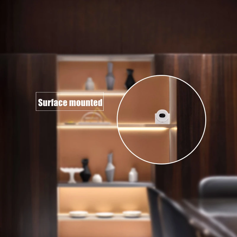 Миниатюрный умный сенсорный переключатель постоянного тока 12 В 24 светодиодная