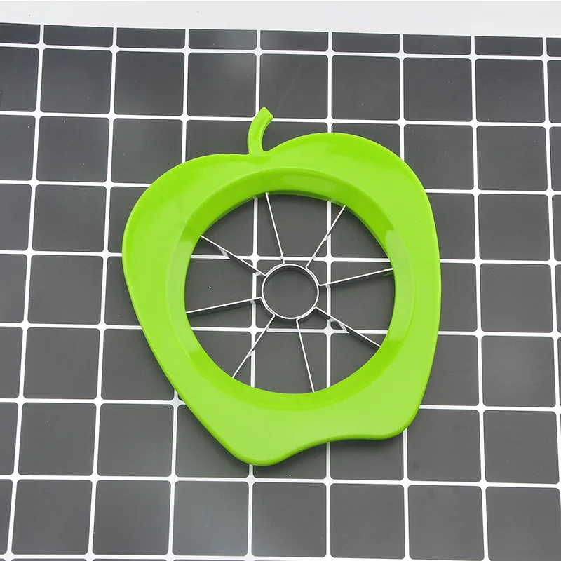 

Apple Slicer Practical Kitchen Supplies Random Color Apple Shape Stainless Steel Blade Fruit Cutter Kitchen Accessories