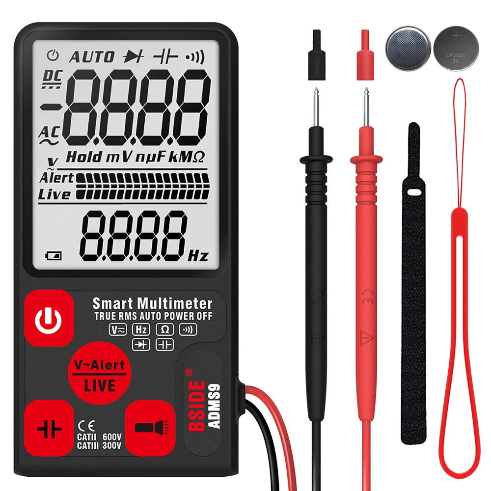 BSIDE ADMS7/ADMS9/ADMS9CL ультра-Портативный Цифровой мультиметр интеллигентая (ый) Экран 3
