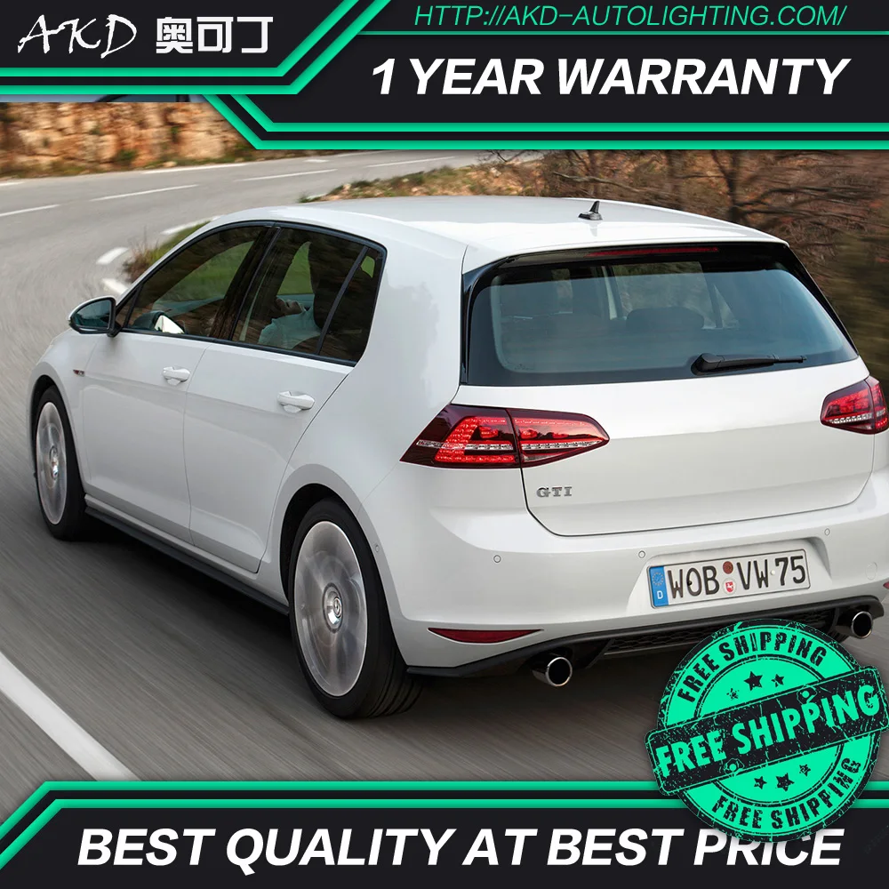 АКД автомобильного тюнинга задних фонарей для VW Golf 7 Golf7 R20 сигнальных огней