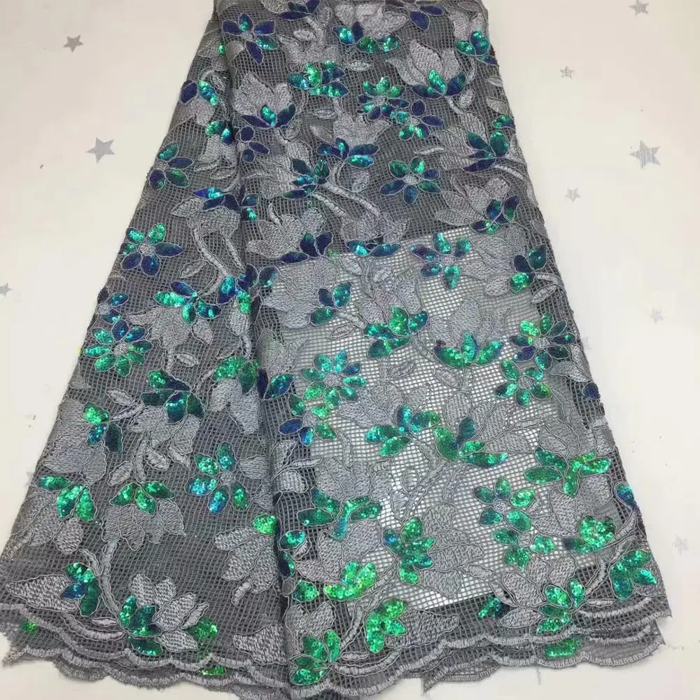 

Good Quality Pink African Tulle Sequins Lace Garment Dress Cloth Sewing Crafts For Wedding Occasion