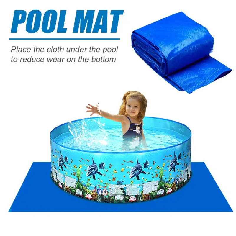 

Pool Cover for Kiddie Adult Rectangle Swimming for or Garden Outdoor Paddling Family Pools Keep Pool Free Clean
