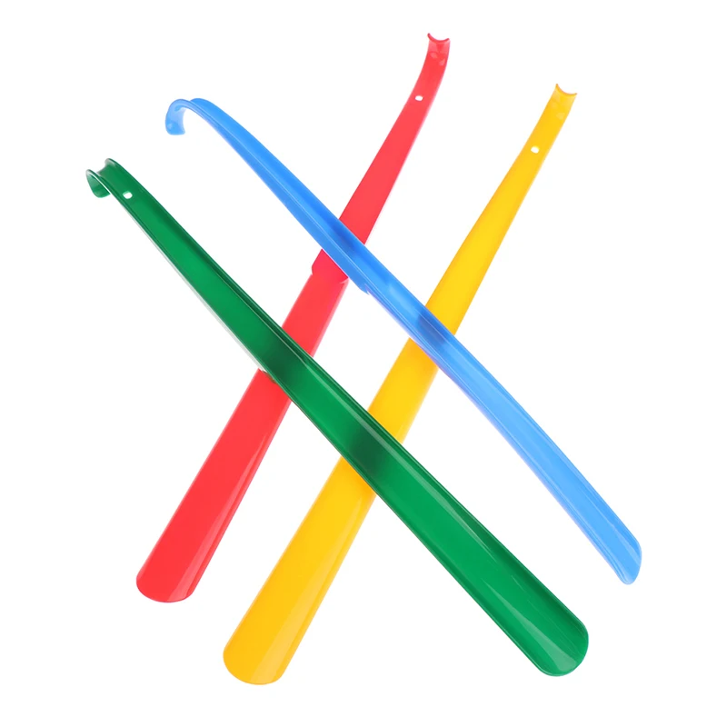 Пластиковый сверхдлинный рожок для обуви помощь с длинной ручкой скользящая