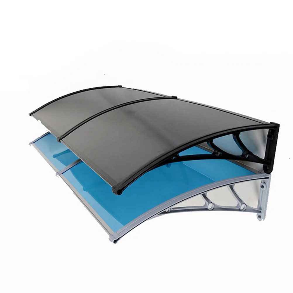 Открытый Балконный тент опорный кронштейн дверь окно карниз держатель (черный) |