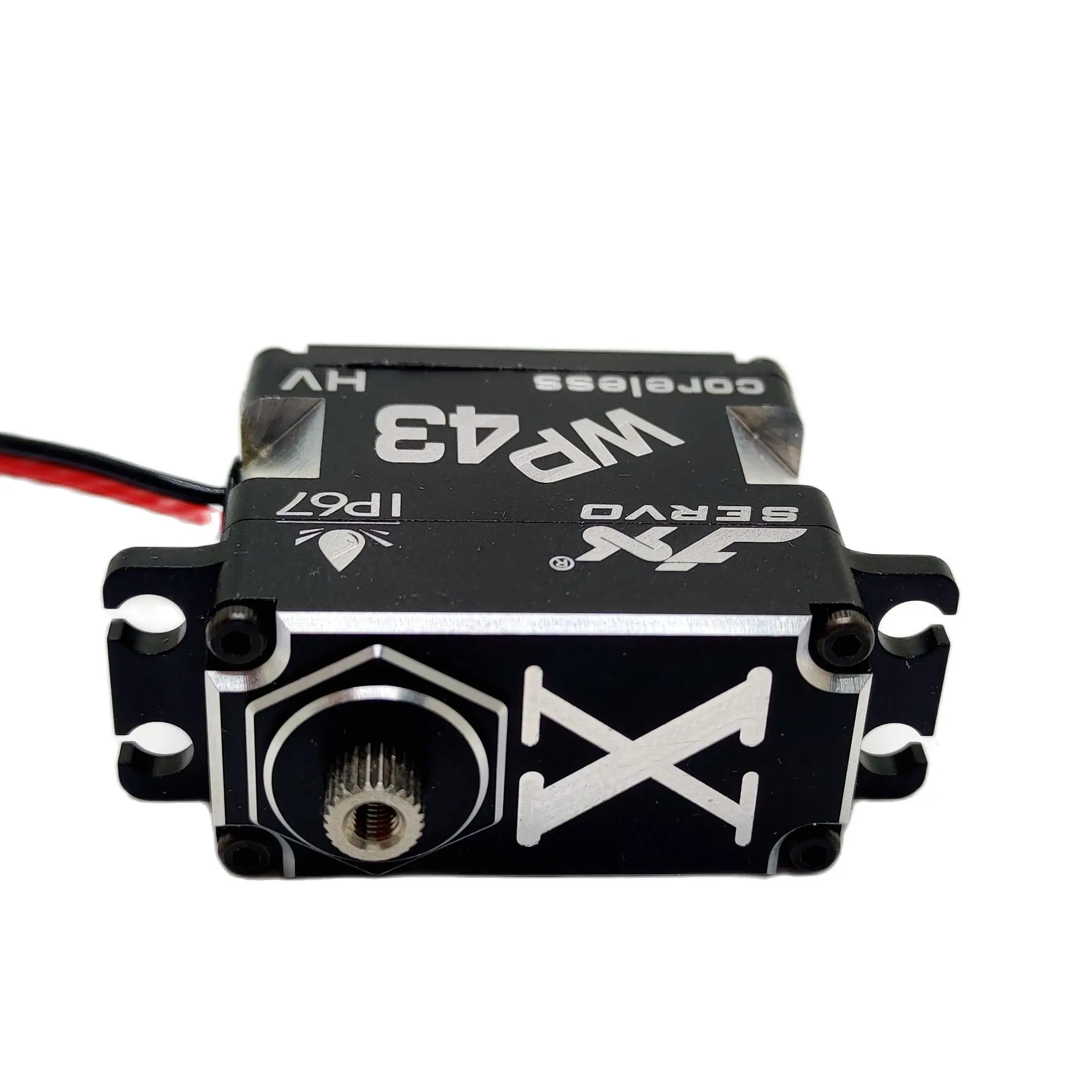 WP43 JX Servo 43 кг 8 4 V 0.11sec Сталь Шестерни 180 градусов Алюминий без сердечника для модели