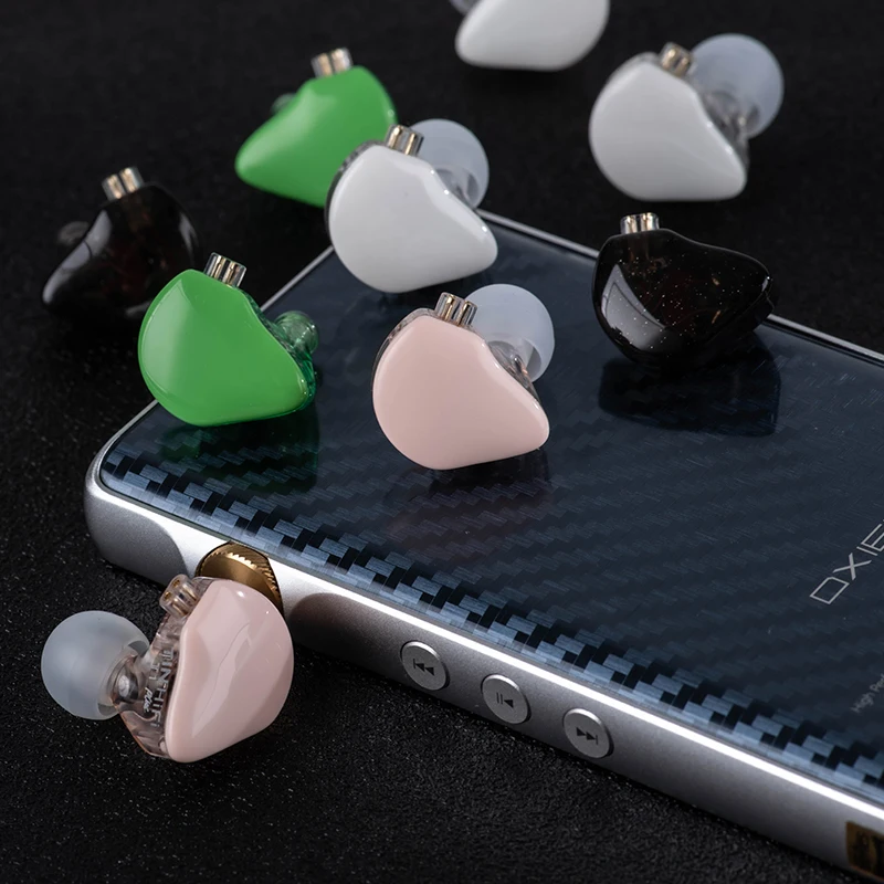 Tinhifi T1 плюс 10 мм Мембрана из бериллия Динамический драйвер Hi Fi Audio In ear Наушники IEM 0