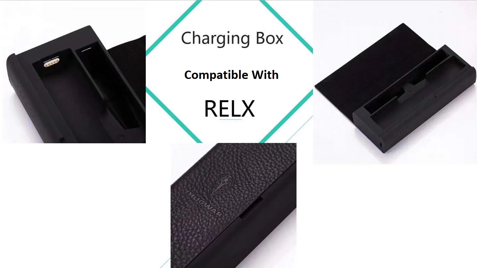 USB 1450mah Емкость зарядная коробка для Relx Kit портативный мини банк питания зарядное устройство коробка Pod держатель для хранения Relx Vape аксессуары