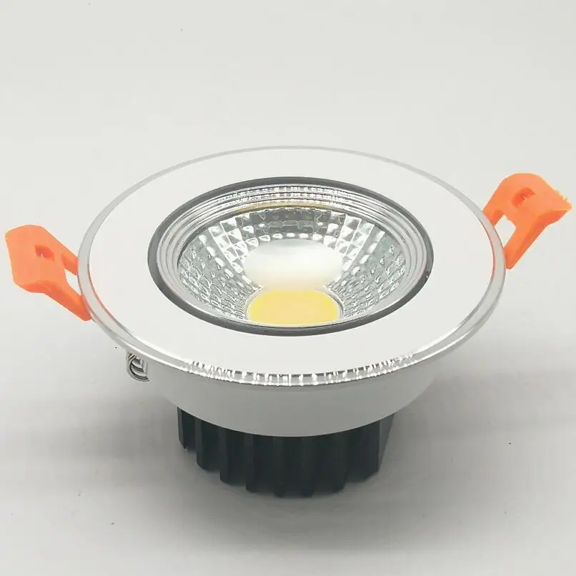 1 шт. сверхъяркий Встраиваемый светодиодный точечный светильник COB 5 Вт 12