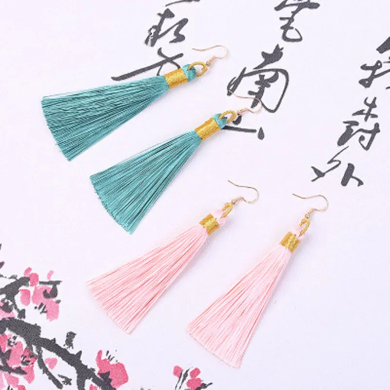 Кисточки для сережек ручной работы сделай сам кисточки из полиэстера и шелка