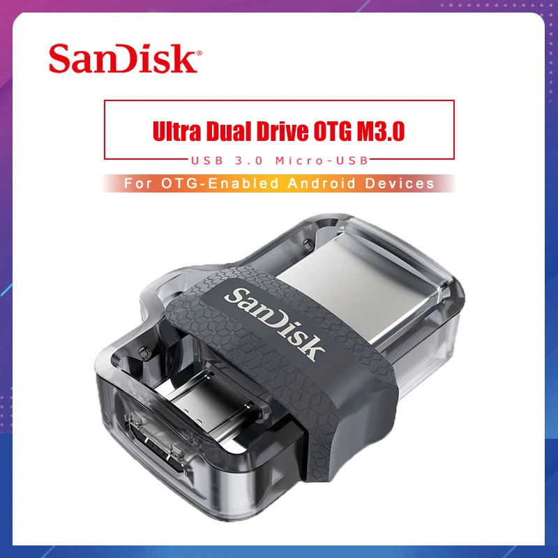 Sandisk USB флеш-накопитель 128 Гб 64 ГБ 32 ГБ 16 ГБ двойной OTG флеш-накопитель Высокая скорость sdd3 память U диск USB 3,0 флешки для телефона или ПК