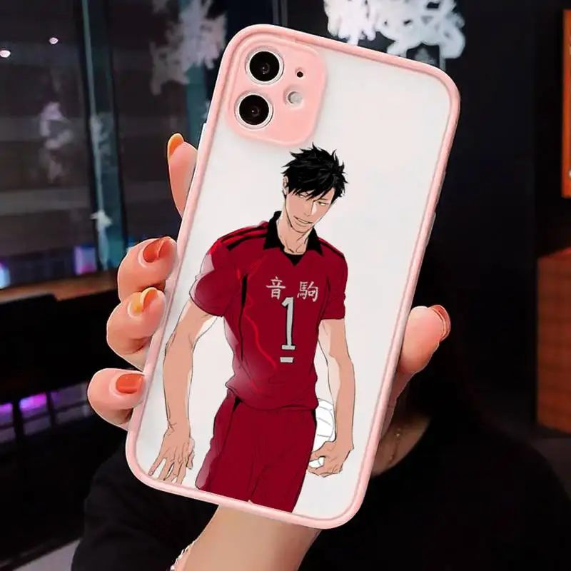 

Haikyuu Kuroo Tetsurou anime Phone Cases matte transparent For iphone 7 8 11 12 plus mini x xs xr pro max cover