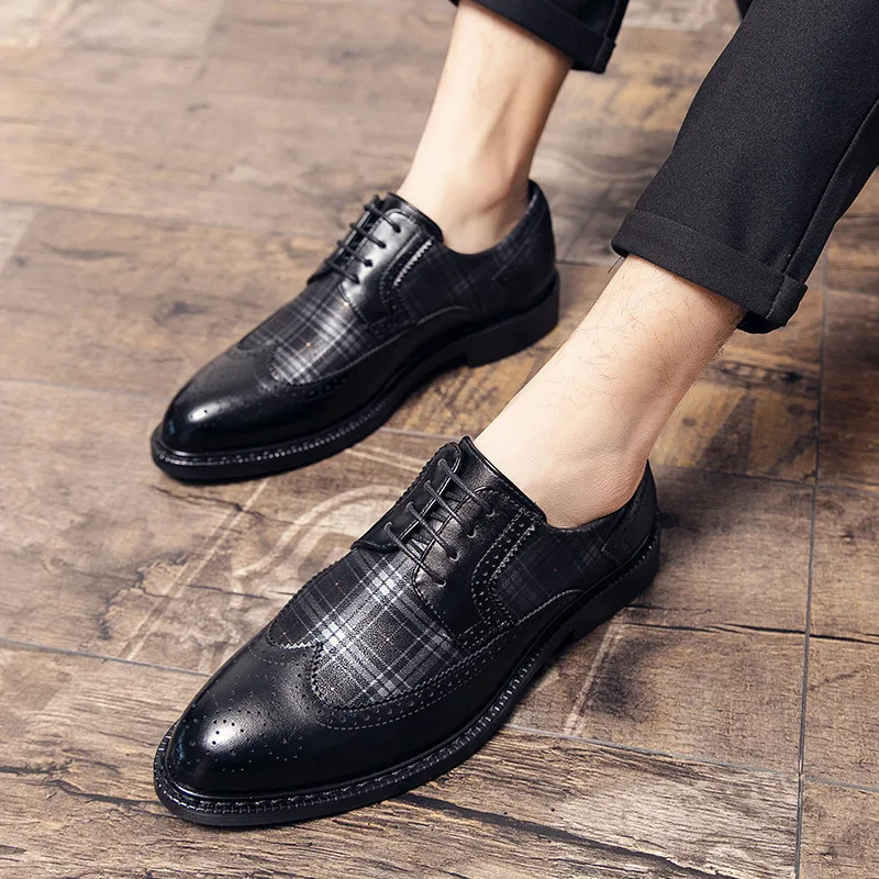 

Trend Office Business Flat Men Casual Shoes Formal Personality Party New 2021 Slippers Men's Fashion Wear-resistant High Quality