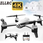 ZLLRC SG106 Wi-Fi Радиоуправляемый Дрон 4K 1080P 720P HD Двойная камера воздушный Квадрокоптер FPV Дрон с долгим сроком службы батареи игрушки для детей