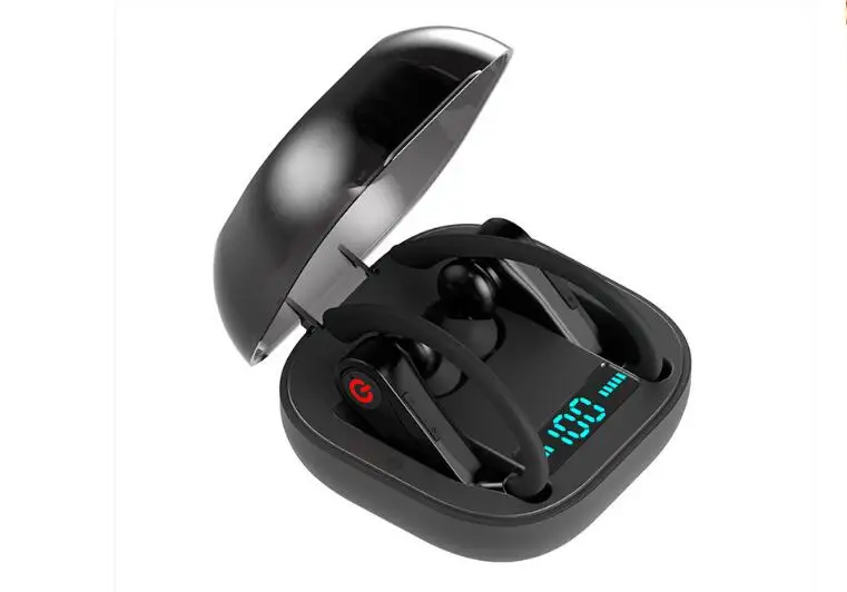 

Беспроводные наушники HBQ Pro, TWS, Bluetooth 5,0, 6D, стерео, спортивные, с крючком для ушей, водонепроницаемые, с дисплеем питания, HBQ Q62