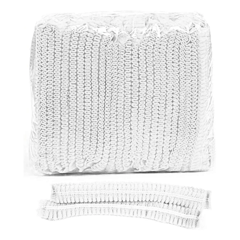 50/100 шт нетканый материал одноразовые шапочки для душа сетки волос Красота спа