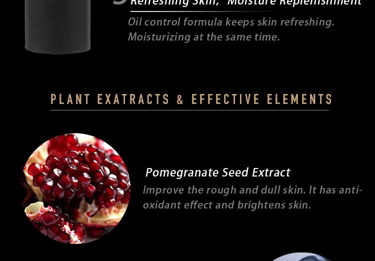 Men's Mineral Clay Oil Control Suit face cream face serum cleanser moisturizing non-greasy skin care three sets face toner Male