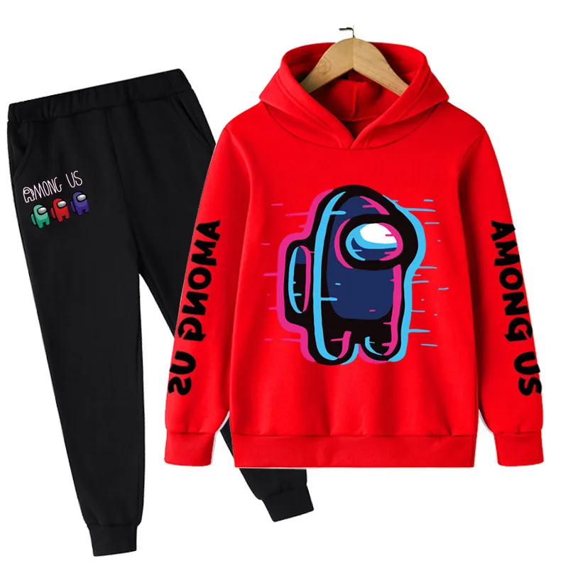 

Костюм детский хлопковый с принтом «Игры среди нас», на Возраст 3-14 лет