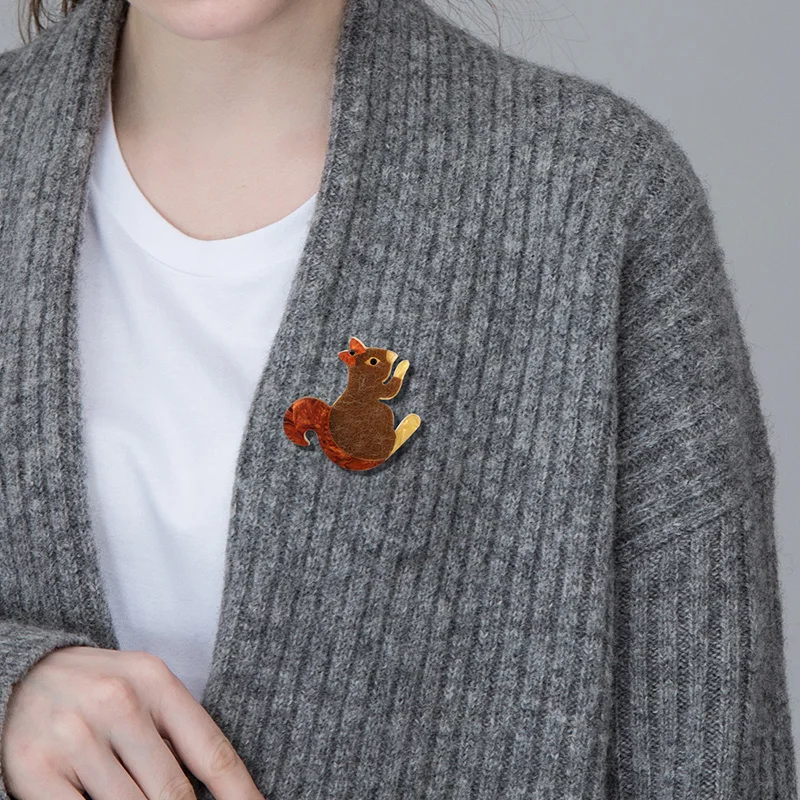 Blucome Изысканная брошь БелКА акриловая искусственная лошадь градом корсаж для