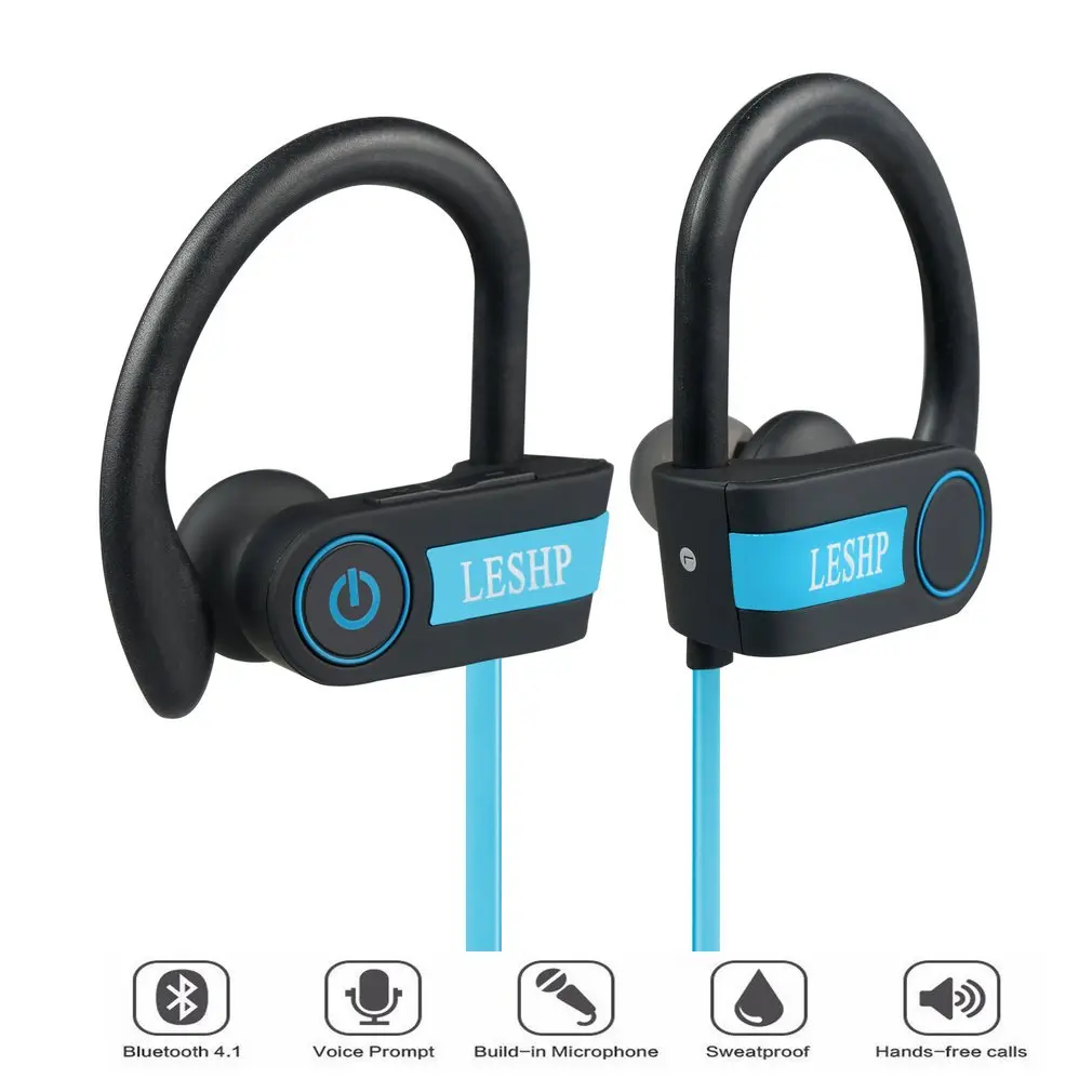 2020 LESHP анти пот спортивные наушники типа крючка стерео Музыка беспроводные